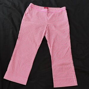 Petit Monde Pink Gingham Checkered Pants